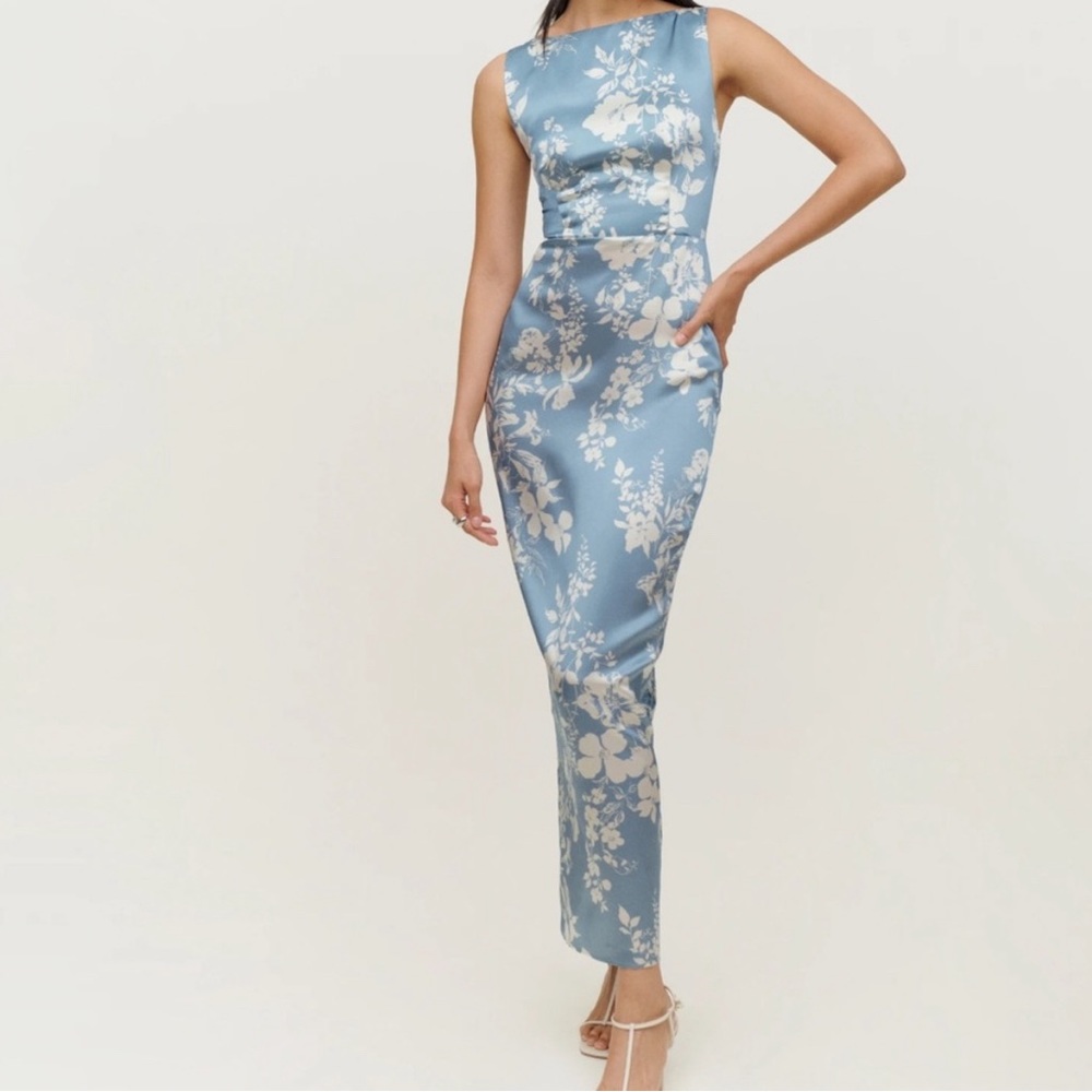 Reformation Zya Silk Dress, size 0